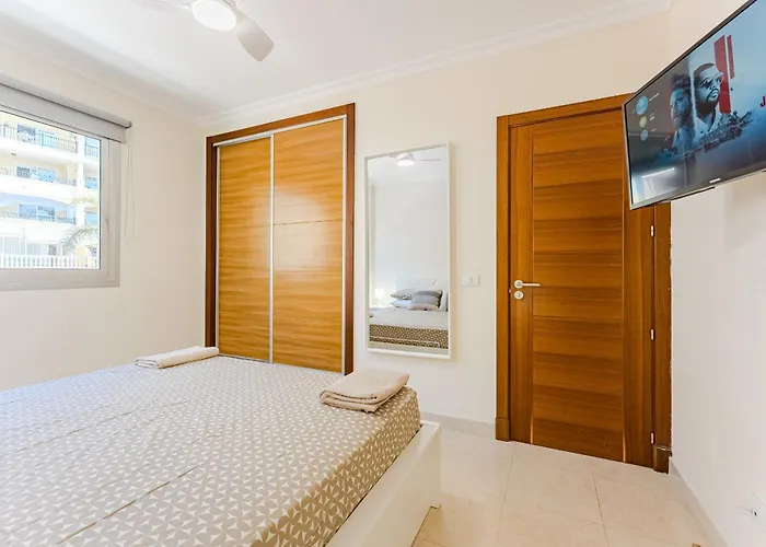 Beautiful Sea View With Air Condition San Remo-palm Mar Arona Apartmán